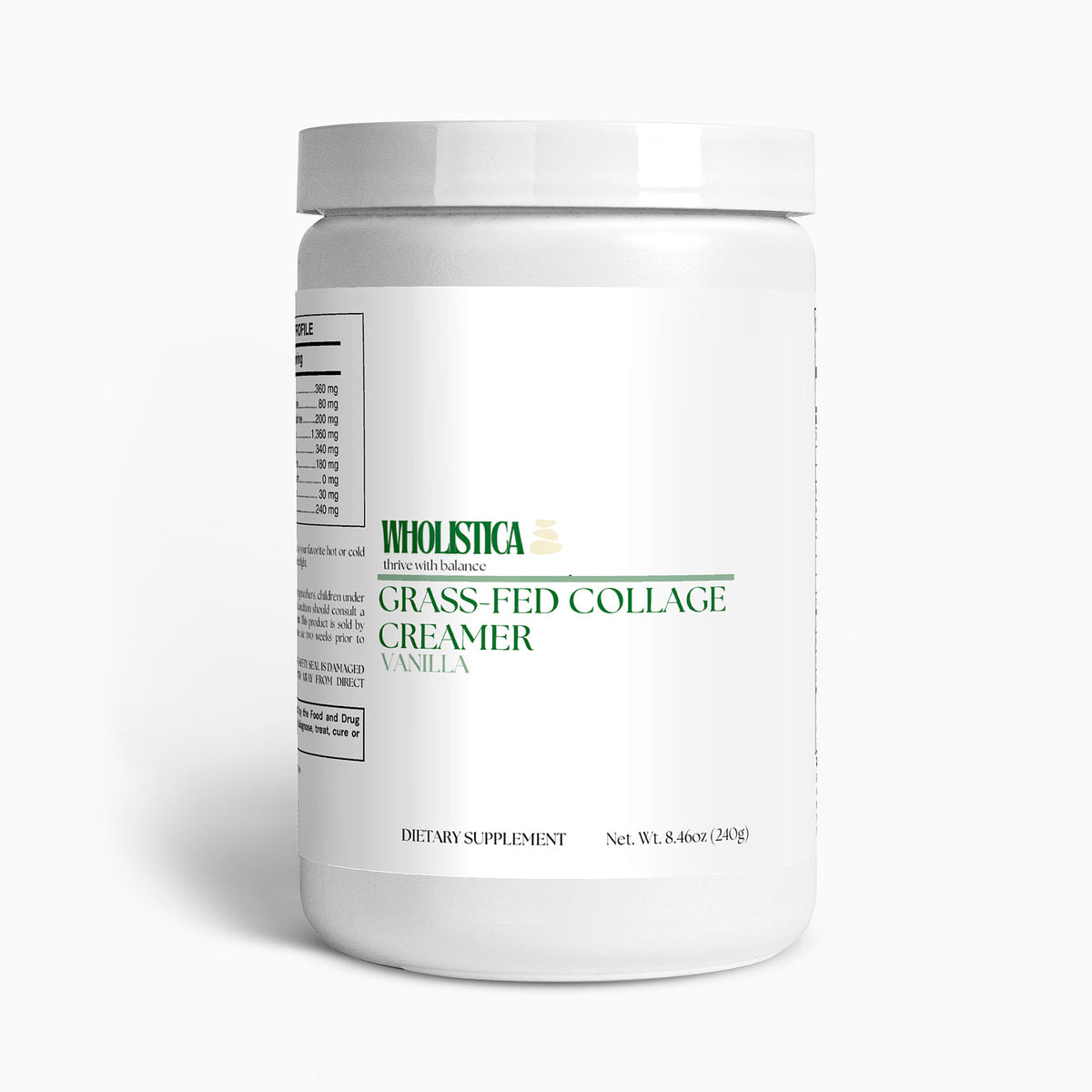 Grass-Fed Collagen Creamer (Vanilla)