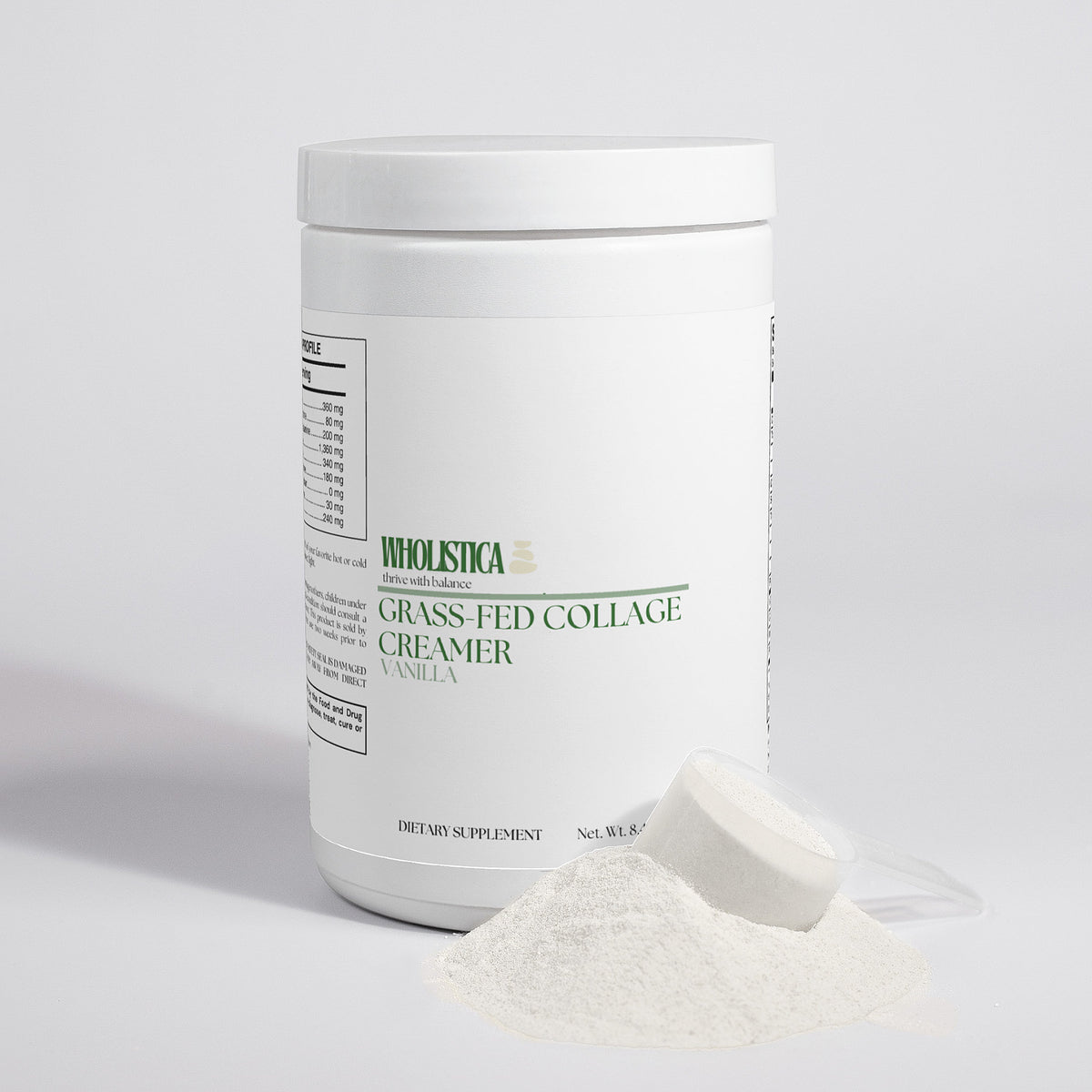 Grass-Fed Collagen Creamer (Vanilla)